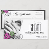 Salon- en Spa-cadeaubon (Voorkant / Achterkant)