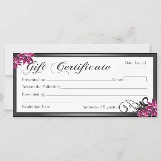 Salon- en Spa-cadeaubon (Achterkant)