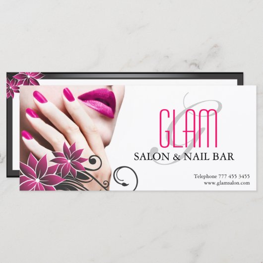 Salon- en Spa-cadeaubon (Voorkant / Achterkant)