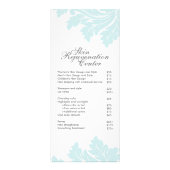 Salon en Spa prijslijst en rack Kaart (Voorkant)