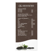 Salon en Spa Rack Kaart (Achterkant)