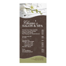 Salon en Spa Rack Kaart