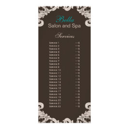 Salon en spa Service Brochure Rack-kaart Reclamekaart