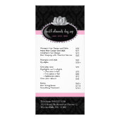 Salon en Spa Service Menu (Voorkant)