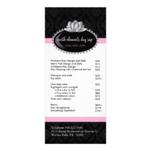 Salon en Spa Service Menu