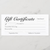 SALON- EN SPA-VERKLARING (Achterkant)