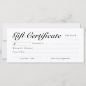 SALON- EN SPA-VERKLARING (Achterkant)