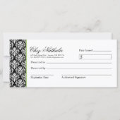 SALON- EN SPA-VERKLARING (Achterkant)