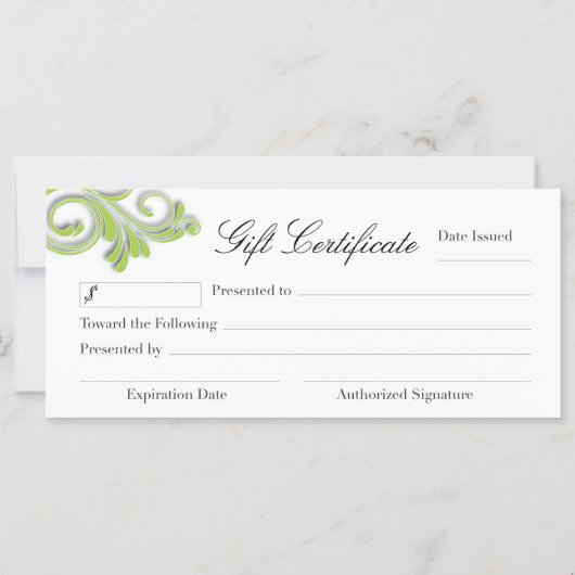 SALON- EN SPA-VERKLARING (Achterkant)