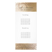 salon faux folie tropische rackkaarten reclamekaart (Voorkant)