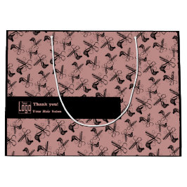 Salon Gereedschappen Patroon Logo Motto QR Code Ro Groot Cadeauzakje