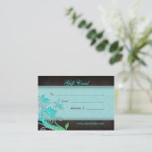 Salon Gift Card Spa Trendy Floral BG Kortingskaartje (Staand voorkant)