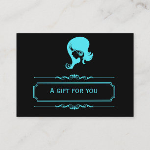 Salon Gift Certificate (Turquiose) Kortingskaartje