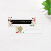 Salon Gift Kaart Botanical Flowers Stripes (Bureau)