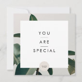 Salon Gift Kaart Modern Minimalist Line (Voorkant)