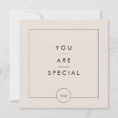 Salon Gift Kaart Modern Minimalist Line (Voorkant)