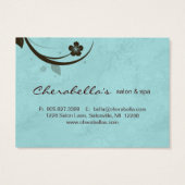 Salon Gift Kaart Spa Bloed waterige blauw $50 (Achterkant)