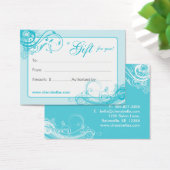 Salon Gift Kaart Spa Floral Swirls BB (Bureau)