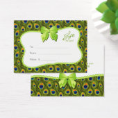 Salon Gift Kaart Spa Valentijnsdag Peacock Animal (Bureau)