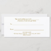 Salon Gold Sequin Lipstick Cadeaubon 2 (Achterkant)