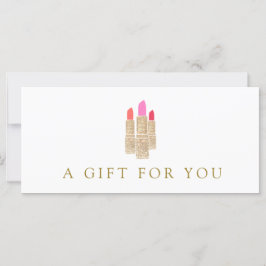 Salon Gold Sequin Lipstick Cadeaubon 2