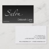 Salon Gradient Dark Visitekaartje (Voorkant / Achterkant)