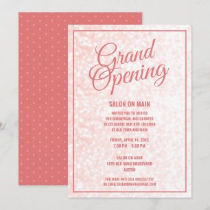 Salon Grand Opening   Open House Beauty Spa Kaart