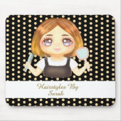 Salon Haarstylist Muismat (Voorkant)