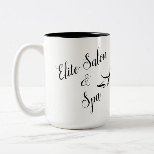 Salon Haarstylist Two Tone15oz Coffee Mok (Links)