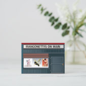 Salon Hair and Nails Visitekaartje (Staand voorkant)