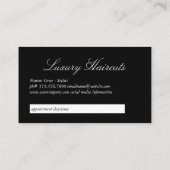 Salon Hair Cutting Tools Afsprakenkaartje (Achterkant)