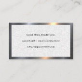 Salon Hair Tools | Geometrische tapijten Visitekaartje (Achterkant)