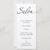 Salon Kaart (Voorkant)