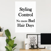 Salon Kapperszaak Poster Styling Controle Geen Sle (Thuiskantoor)