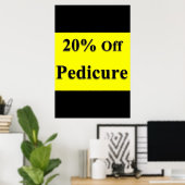 Salon Kapperszaak Posters Combo 20% Korting Voetve (Thuiskantoor)