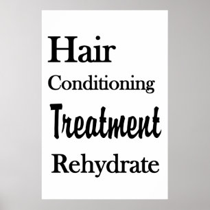 Salon Kapperszaak Posters Conditionering Rehydrere