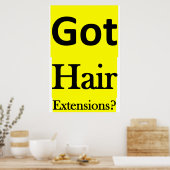 Salon Kapperszaak Posters Haar Extensions? (Keuken)