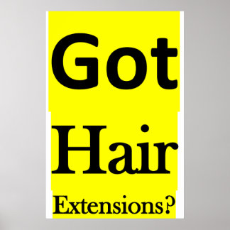 Salon Kapperszaak Posters Haar Extensions?