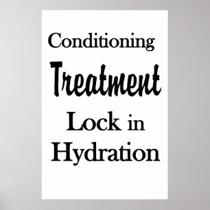 Salon Kapperszaak Posters Haarconditioning Vasthou