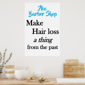 Salon Kapperszaak Posters Haarverlies (Keuken)