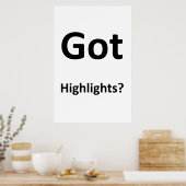 Salon Kapperszaak Posters Heeft Highlights? (Keuken)