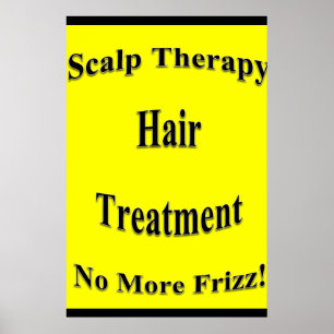 Salon Kapperszaak Posters Hoofdhuid Therapie
