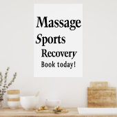 Salon Kapperszaak Posters Massage Sport (Keuken)