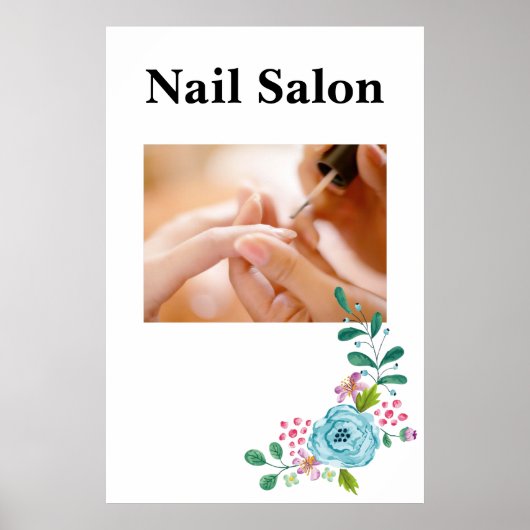 Salon Kapperszaak Posters Nagelstudio (Voorkant)
