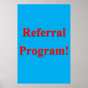 Salon Kapperszaak Posters Referral Programma