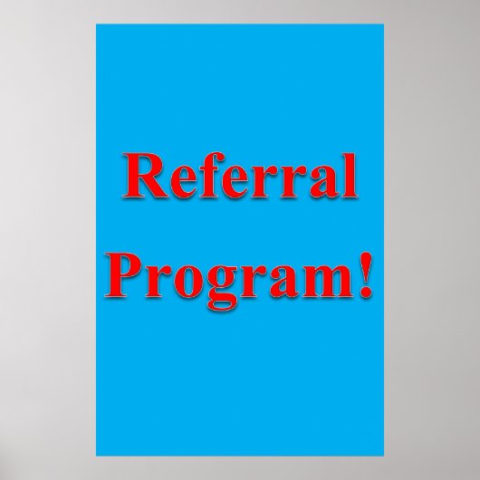 Salon Kapperszaak Posters Referral Programma (Voorkant)