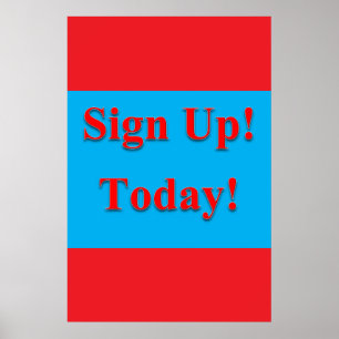 Salon Kapperszaak Posters Schrijf je vandaag nog i