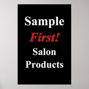 Salon Kapperszaak Posters Uitverkoop Producten