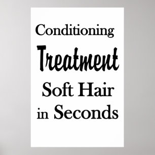 Salon Kapperszaak Posters Zachte Haarconditioning