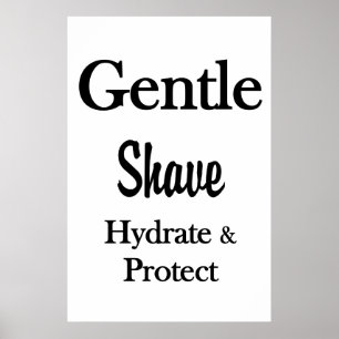 Salon Kapperszaak Posters Zachte Scheer Hydrate 